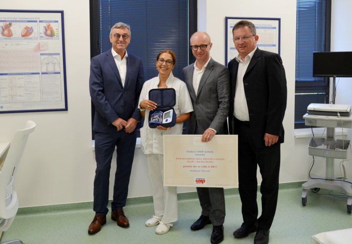 Dar od nadácie COOP Jednota