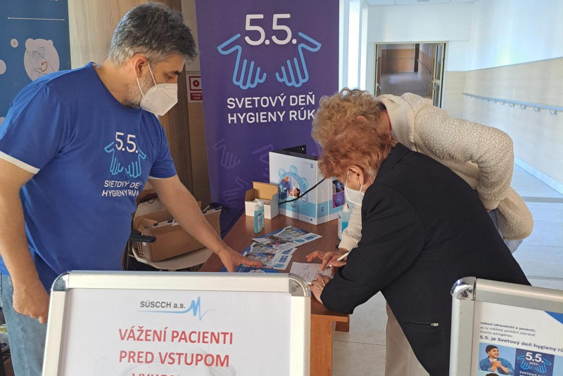  Aktuality / Svetový deň hygieny rúk v SÚSCCH - foto
